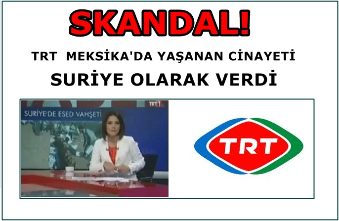 TRT BÜYÜK BİR SKANDALA İMZA ATTI
