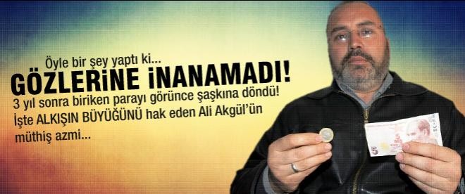 3 yıllık sigara parasıyla Hacc'a gitti