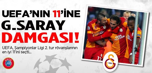 UEFA!nın 11'ine G.Saray damgası