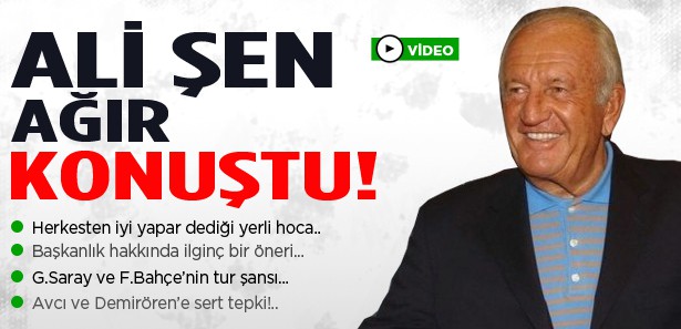 Ali Şen'den Avcı ve TFF'ye tepki!