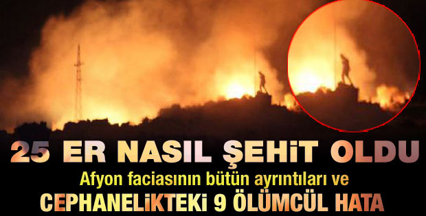 Afyon'da şehit olan 25 askerle ilgili iddianame