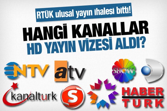 HD yayın lisansı alan kanallar belli oldu