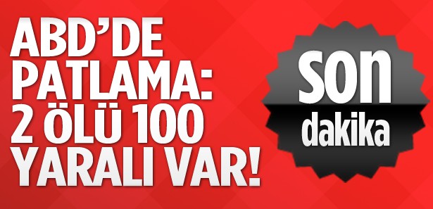 ABD'de patlama: En az 100 yaralı var!