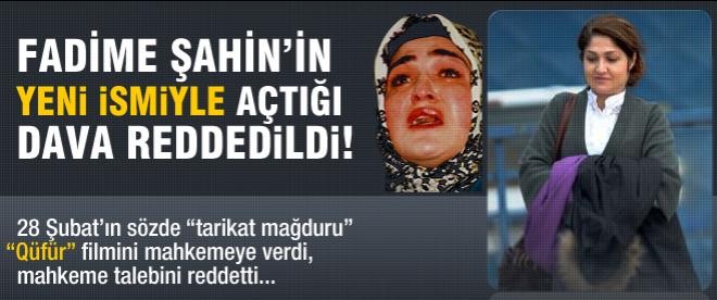 Fadime Şahin'in talebi reddedildi