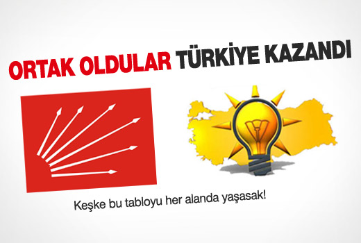 İktidar muhalefet işbirliği Türkiye’ye ödül getirdi