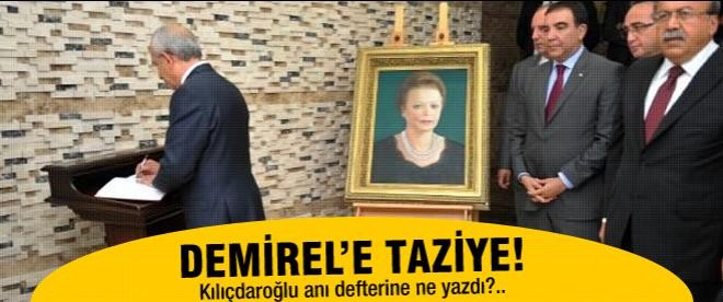 Kılıçdaroğlu Demirel'in evinde