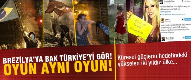 Brezilya'da Türkiye'deki oyun oynanıyor!