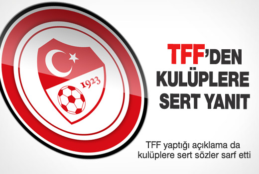 TFF'den Galatasaray'a yanıt