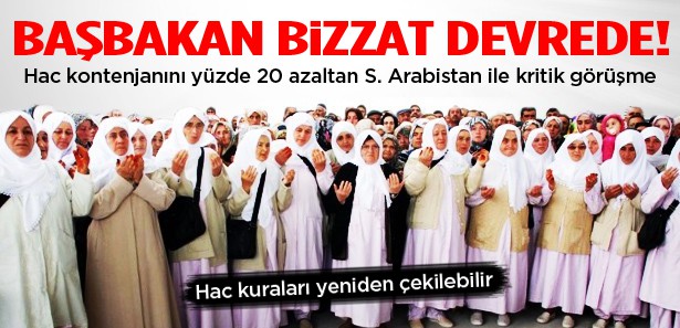 Başbakan'dan Suudiler'e hac ricası