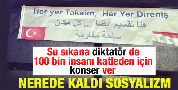 Grup Yorum Tartus'ta konser verdi