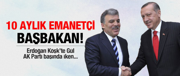 İşte AK Parti'nin emanetçi başbakanı!