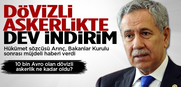 Bakanlar Kurulu sonrası Arınç'tan açıklama