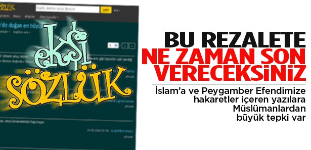 İslam'a hakaret eden Ekşi Sözlük'e açık çağrı