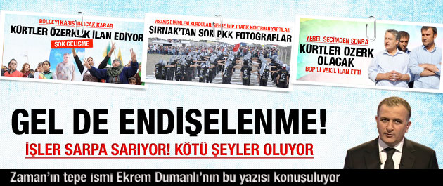 Ufukta ihanet var! Gel de kaygılanma