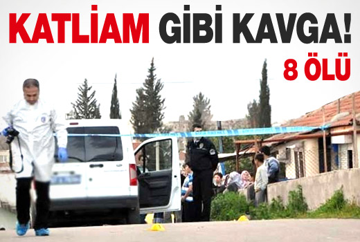 DİYARBAKIR'DA KAVGA DEHŞETİ: 8 ÖLÜ