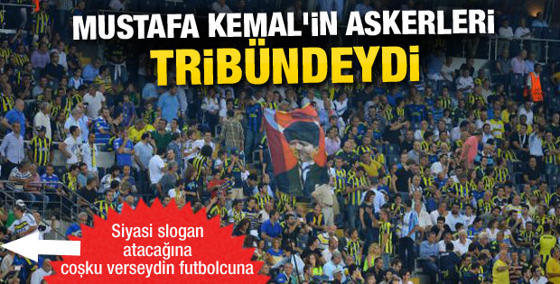 Fenerbahçe-Arsenal maçında Gezi sloganları