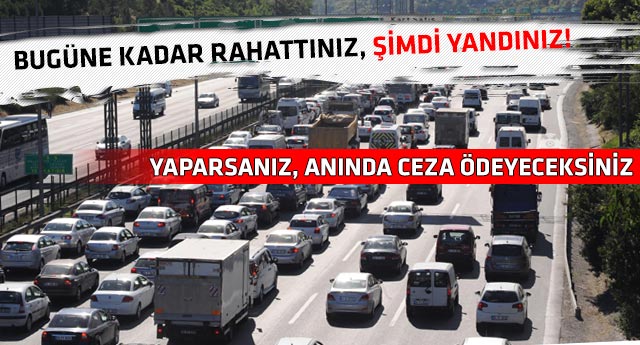 Milyonlarca sürücü için yeni kanun!