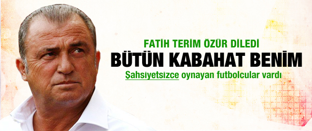 Fatih Terim'in Real maçı açıklaması