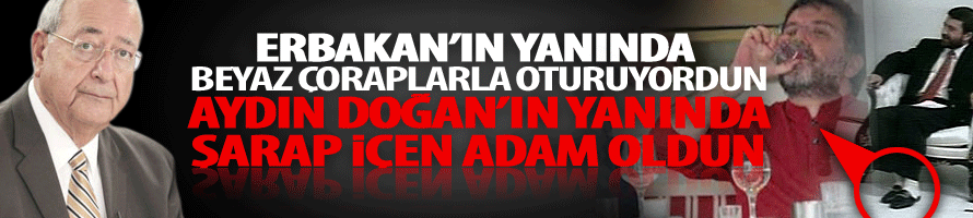 Barlas Ahmet Hakan’ı "Beyaz Çorap"la Vurdu