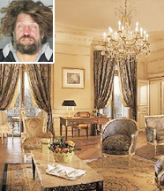 Otelin kral dairesinden Hapishaneye gitti