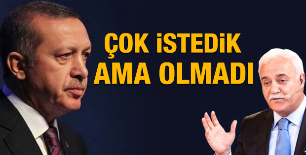 Erdoğan'dan Nihat Hatipoğlu açıklaması
