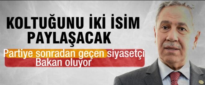 Bülent Arınç'ın yerine iki isim