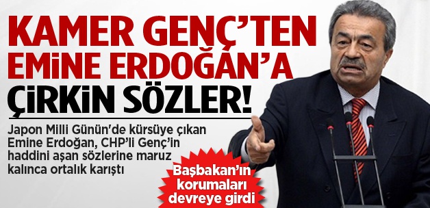 Kamer Genç'ten haddini aşan tepki