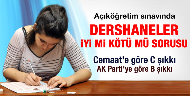 Açıköğretimde İlginç Dershane Sorusu
