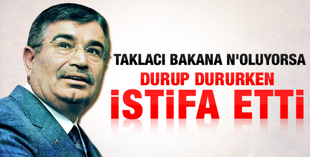 İdris Naim Şahin istifa etti