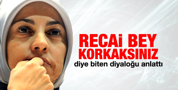 Merve Kavaçı'dan Recai Kutan'a: Korkaksınız