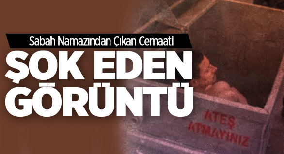 Çöpten Çıplak Adam Çıktı!