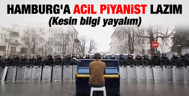 Hamburg olayları Twitter'da Gezi geyiği oldu