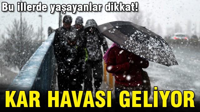 Beklenen soğuk hava geliyor!