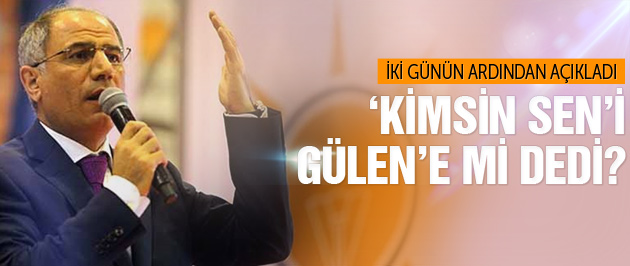 Efkan Ala'nın sözleri Gülen'e mi? Açıkladı