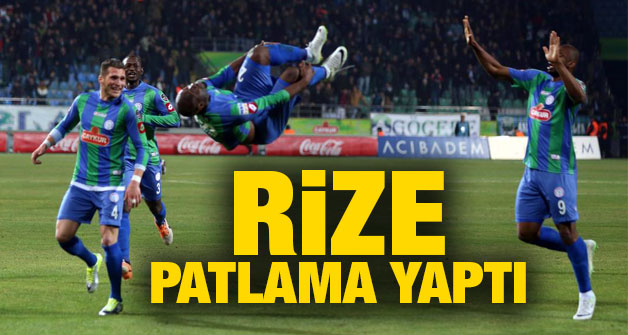 Rizespor, Gaziantepspor'a patladı. 5-1