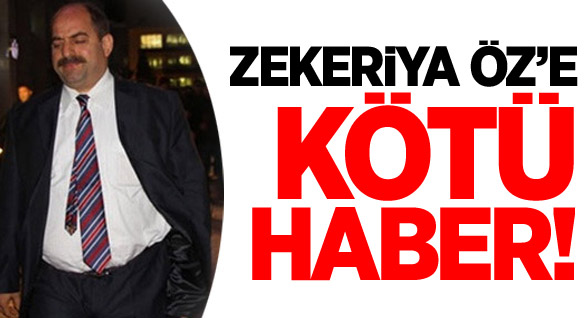 Zekeriya Öz'e Gelen Kötü Haber!