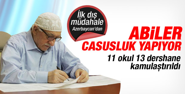 Azerbaycan'da Cemaat'in okulları kamulaştırıldı