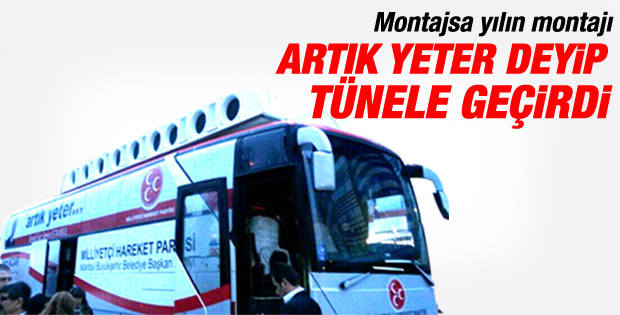 MHP otobüsünün fotoğrafı Twitter'a damga vurdu