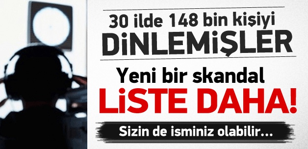 30 ilde 148 bin kişi dinlenmiş! İşte o liste