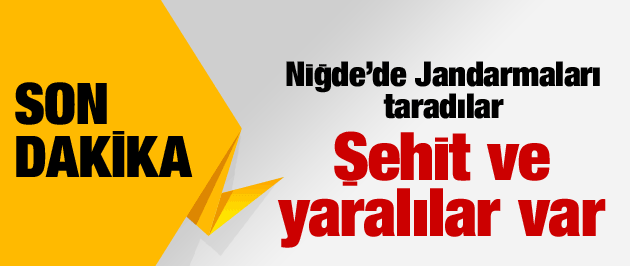 Niğde- Adana otoyolunda jandarma timlerine ateş açıldı