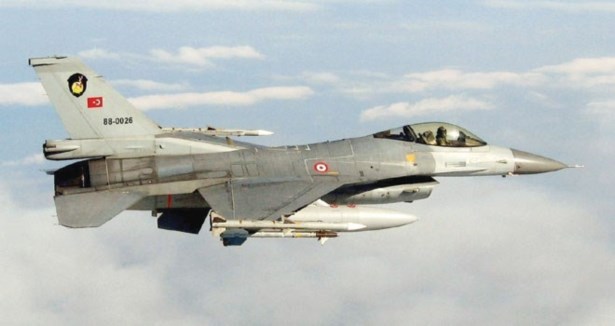 Suriye füzesinden F-16'ya radar tacizi