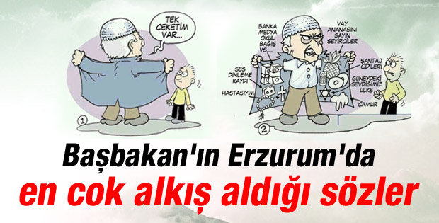Başbakan'ın Gülen'le ilgili sözleri karikatür oldu