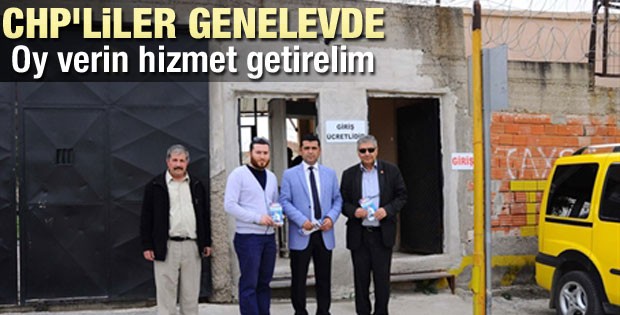 CHP'liler geneleve gidip, hizmet sözü verdiler