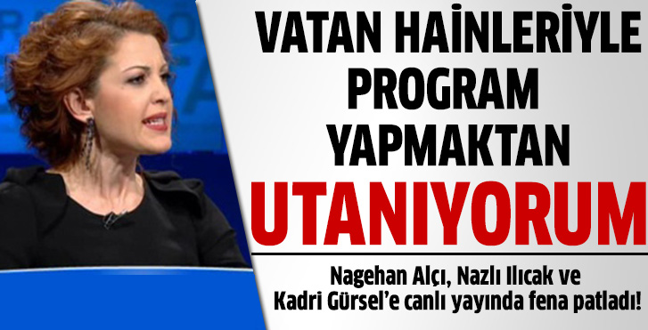 Alçı: Vatan hainleriyle program yapmaktan utanıyorum