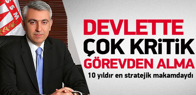 Devlette sürpriz görevden alma