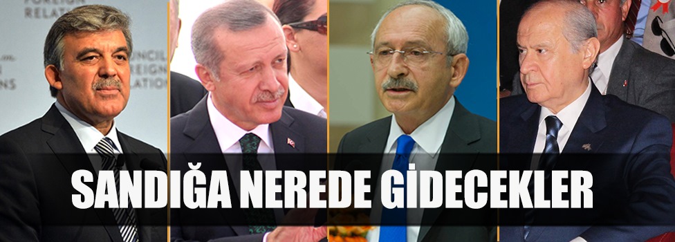 Liderler sandığa nerede gidecekler