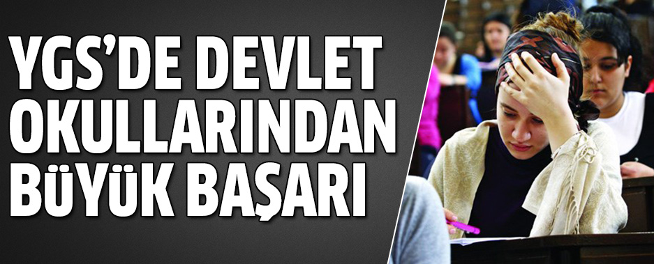 YGS'nin Birincisi Devlet Okulları