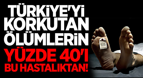 Türkiye'de Ölümlerin Yüzde 40'ı Bu Hastalıktan!