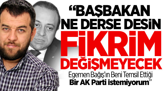 Kılıçarslan’dan Egemen Bağış Tepkisi