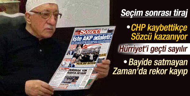 Zaman bu hafta tirajlarda 200 bin kaybetti